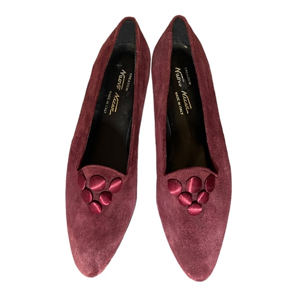 Nuovo Nicar Creazioni Suede Shoes NEW Size 8B flats loafers